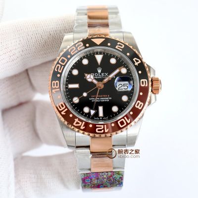 Clean Factory ROLEX GMT-Master ii 2836/3186/3285 Movement 904L Steel GMT Black Watch
